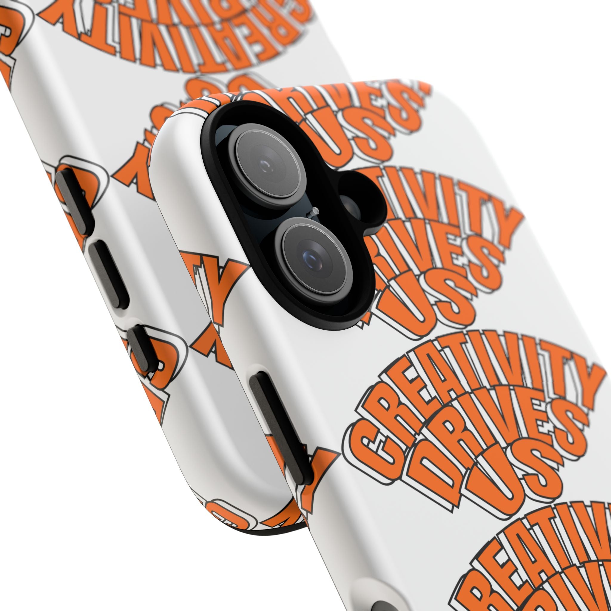 Creativity Drives Us Phone Case, Bold Design for Creative Souls, Gift for Artists, Customizable Accessories, Unique Phone Cover