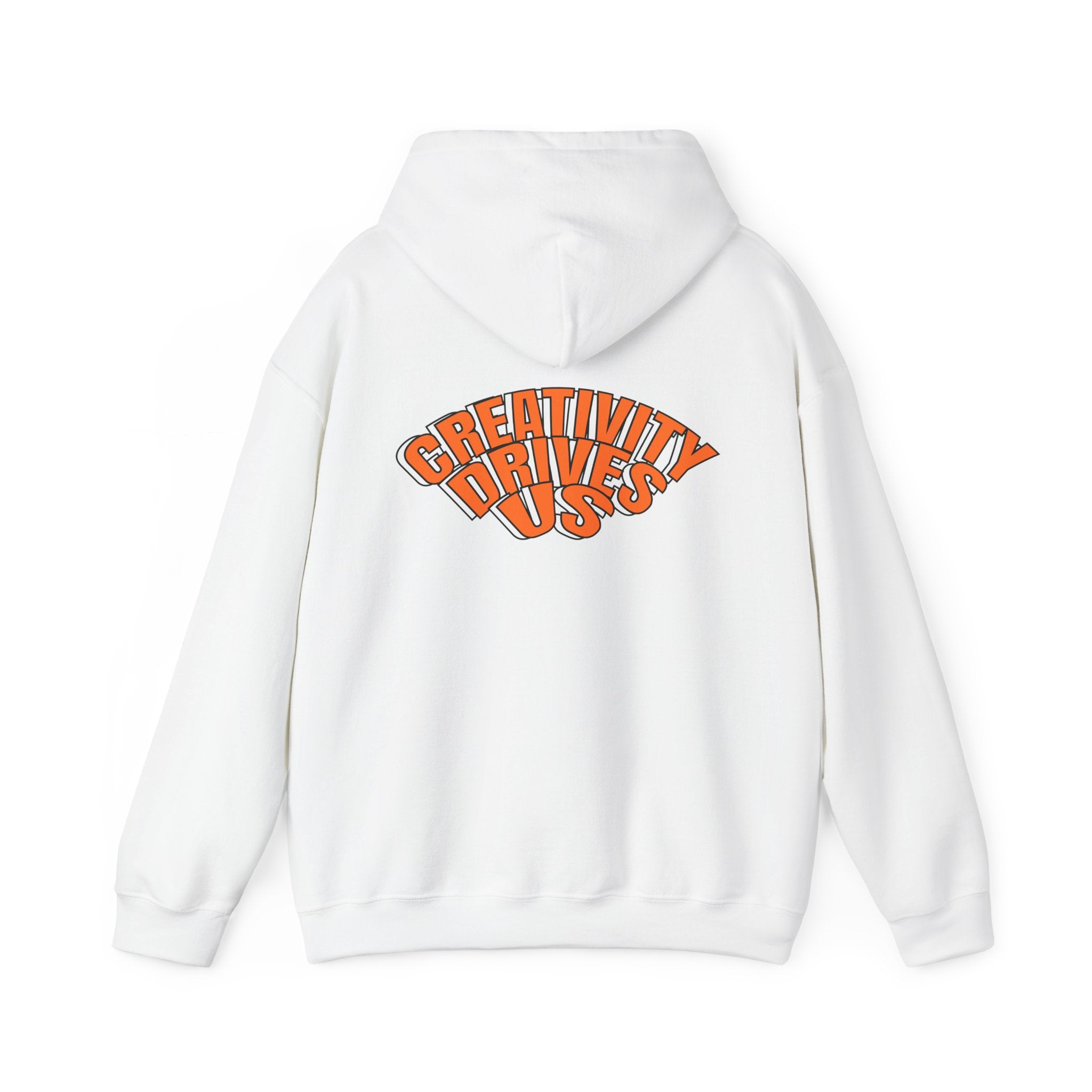 Creativity Drives Us Unisex Hooded Sweatshirt | Cozy Casual Wear, Gift for Artists, Creative Souls, Inspirational Apparel, Everyday Comfort