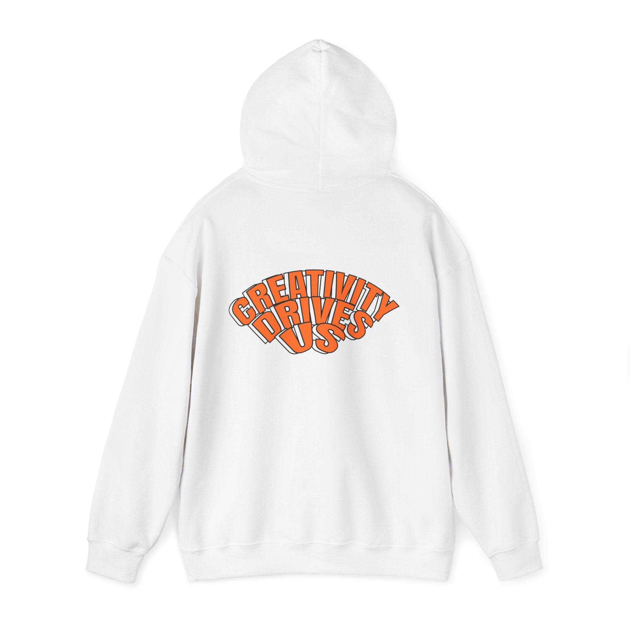 Creativity Drives Us Unisex Hooded Sweatshirt | Cozy Casual Wear, Gift for Artists, Creative Souls, Inspirational Apparel, Everyday Comfort