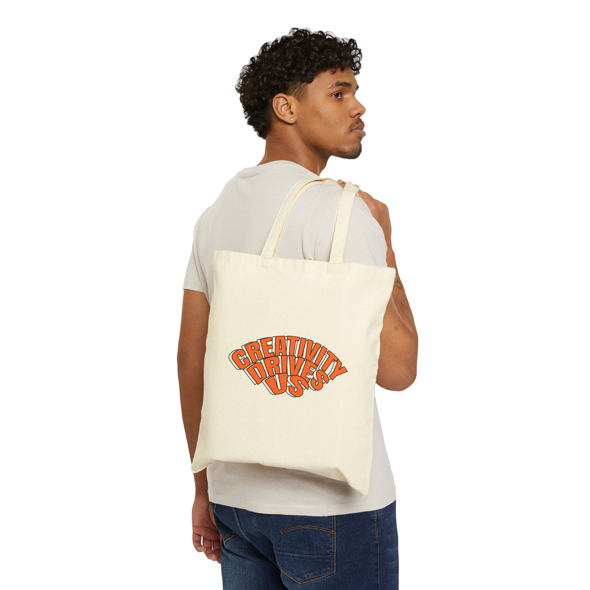 Creativity Drives Us Tote Bag - Eco-Friendly, Reusable Shopping Bag, Art Lovers Gift, Daily Tote, Sustainable Fashion