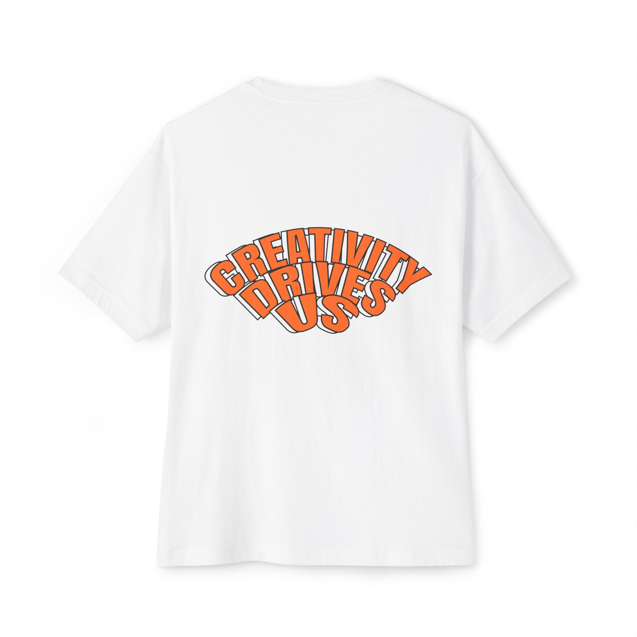 Creativity Drives Us Unisex Oversized Boxy Tee