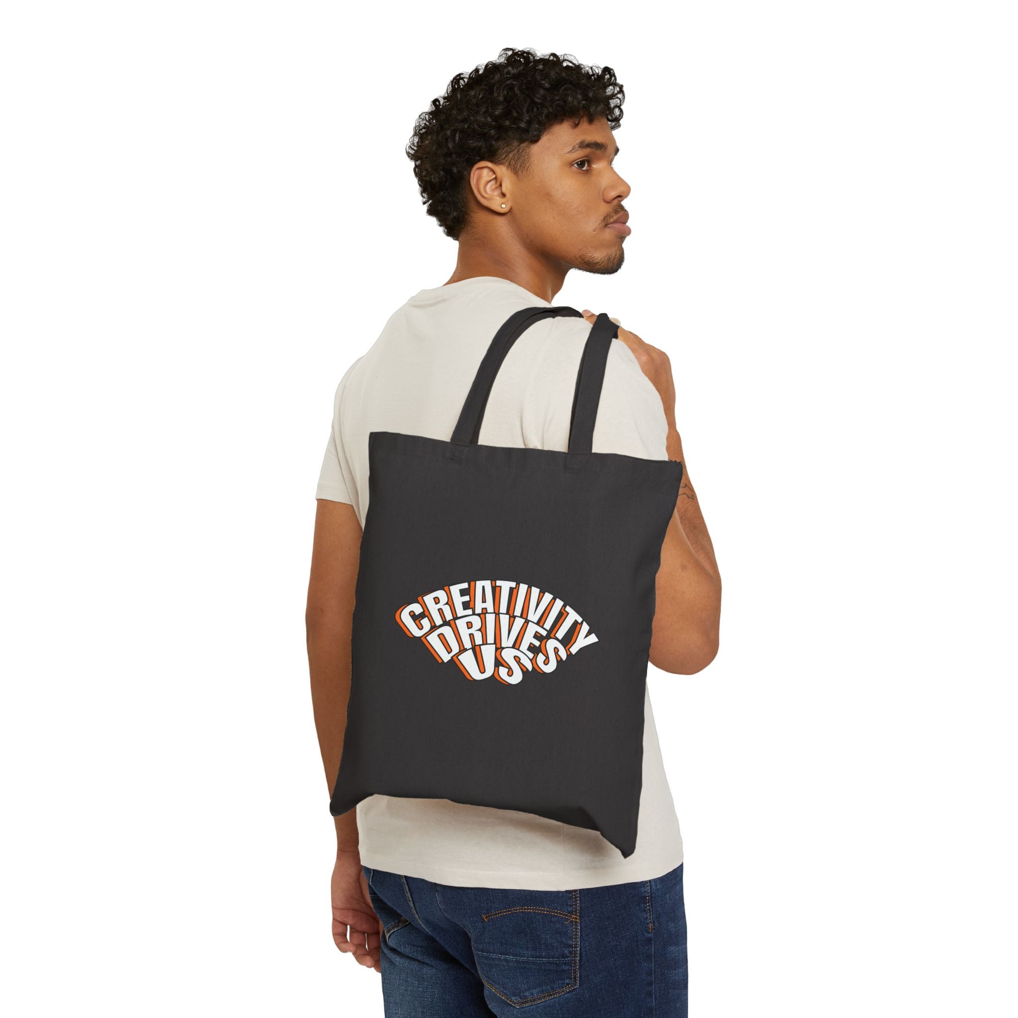 Creativity Drives Us Tote Bag - Eco-Friendly, Reusable Shopping Bag, Art Lovers Gift, Daily Tote, Sustainable Fashion